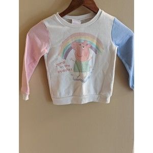 Peppa Pig Toddler Girls Color Block Sweatshirt
